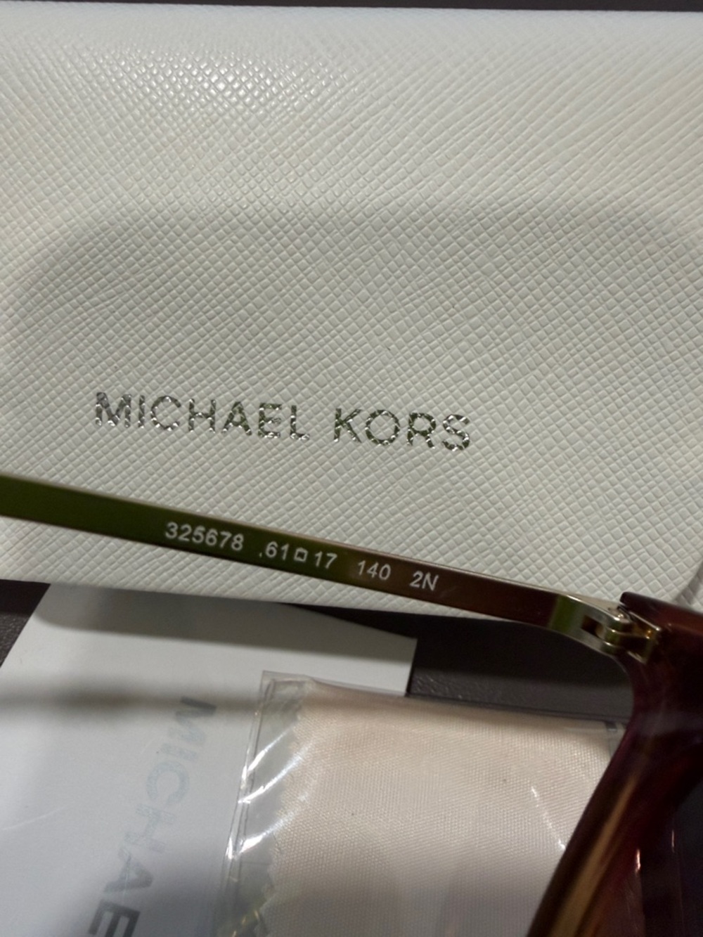 Michael Kors MK2079U (Zermatt) Sunglasses with White Case, NEW. - Picture 6 of 6